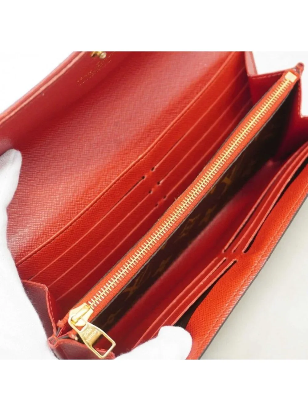 Louis Vuitton Wallet Monogram Retiro Portefeuille Sarah Cerise